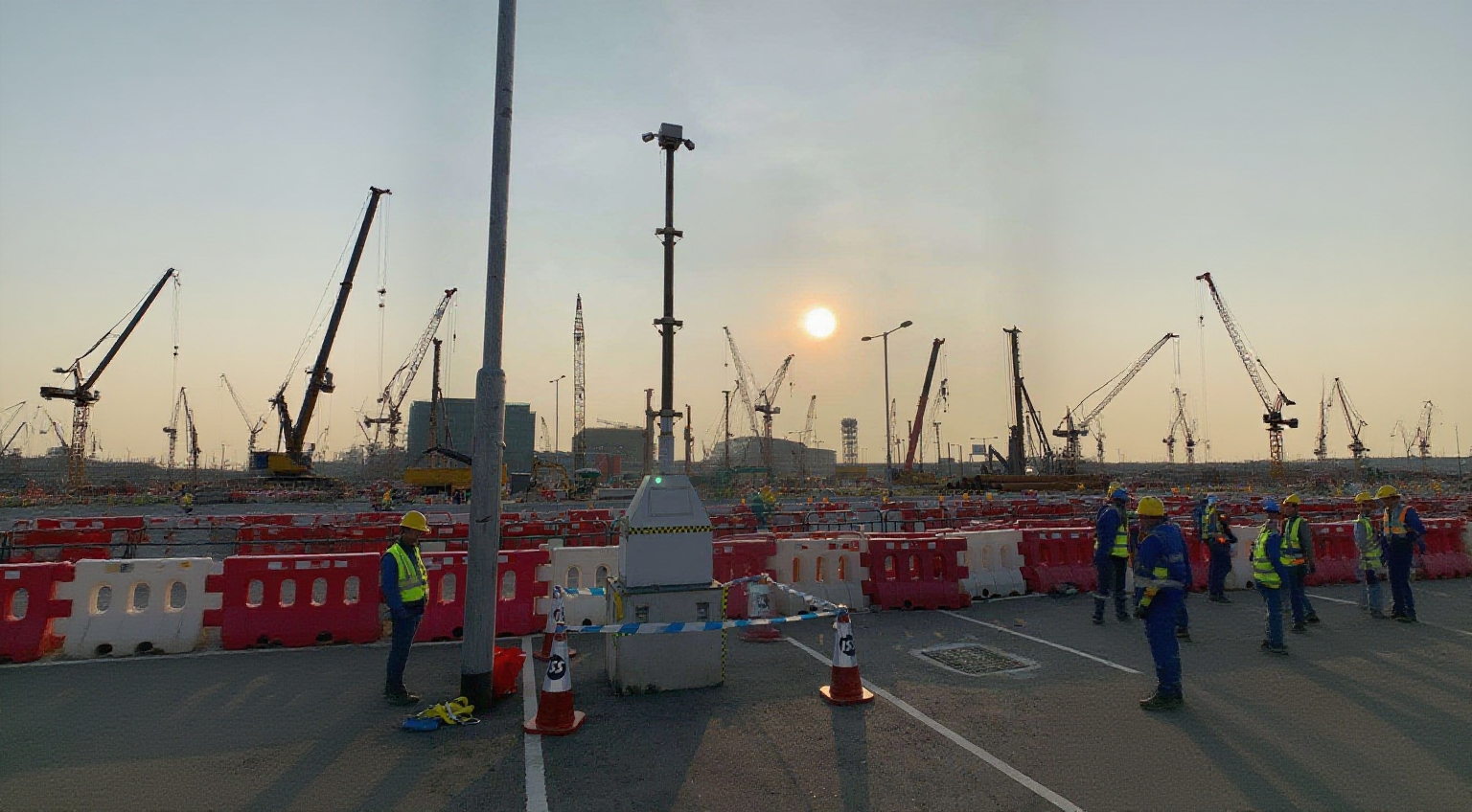 機場施工監控不用愁，友聯哨兵移動兵站隨用隨走