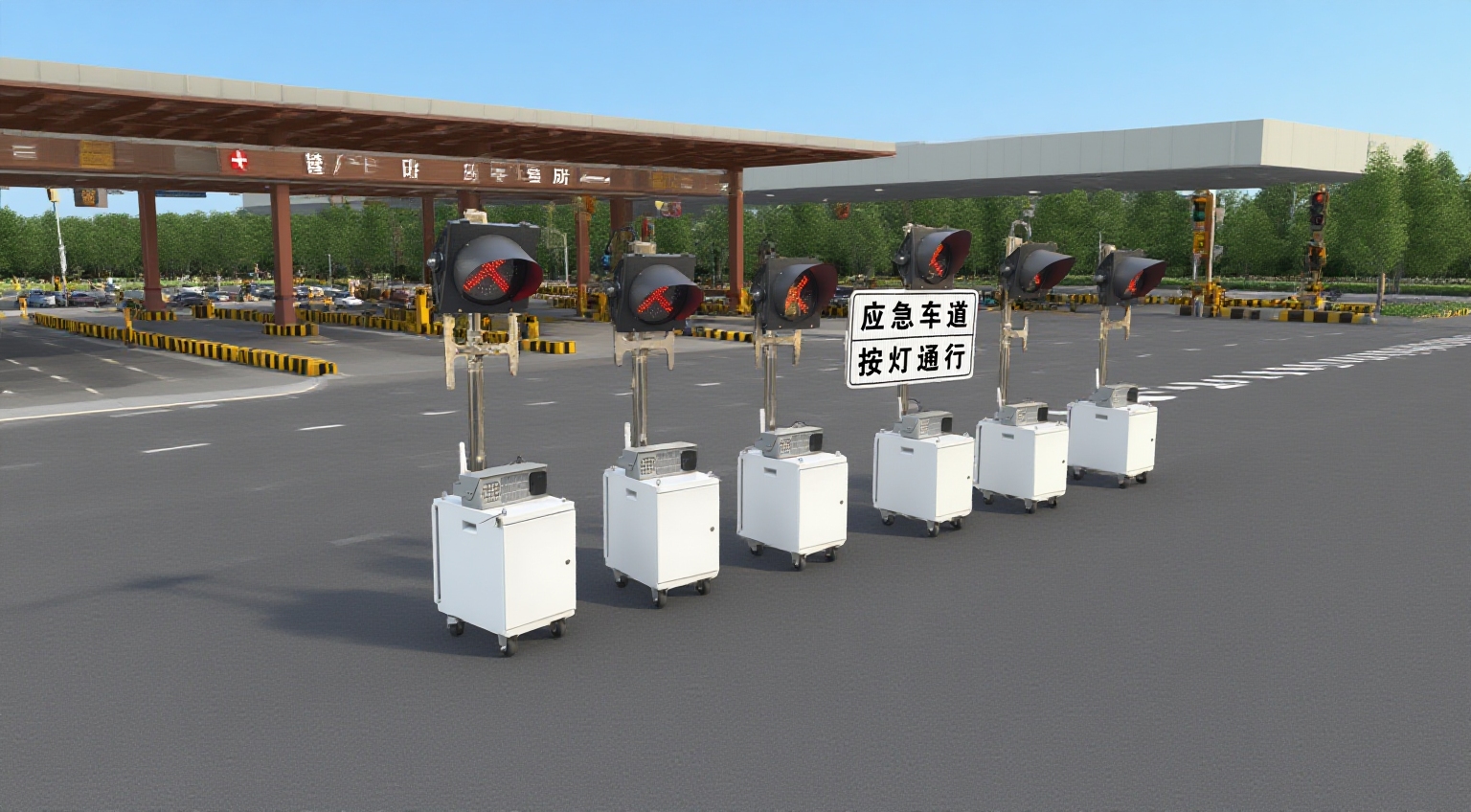 友聯哨兵移動監控進駐高速服務區雷達測速+紅綠燈管控筑牢安全防線