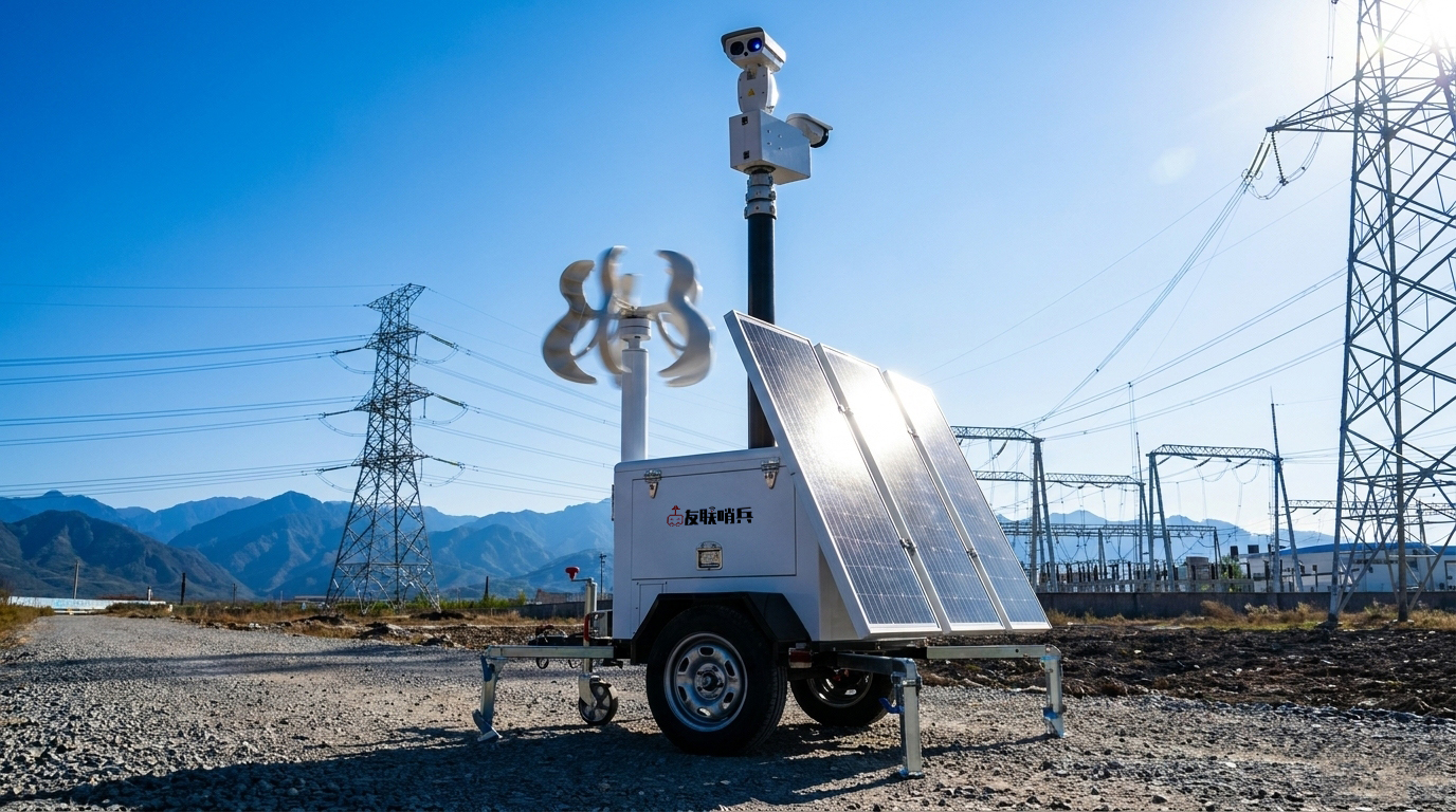 告別布線煩惱！友聯哨兵AI移動監控，戶外安防的綠色智能之選