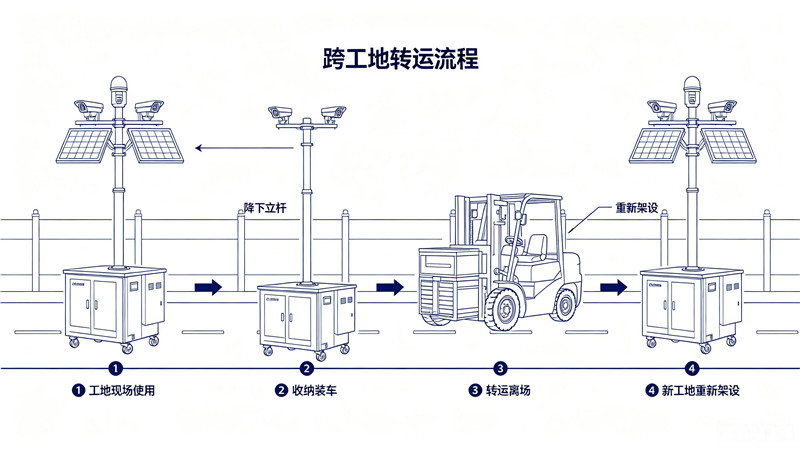 工地無電無網怎么裝監控？友聯哨兵臨時施工完整落地方案